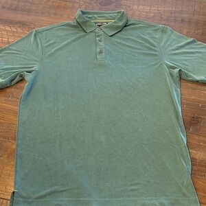 Kirkland Signature Men's Green Polo Shirt